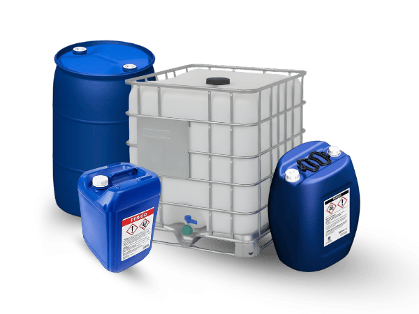 Embalagens para produtos químicos